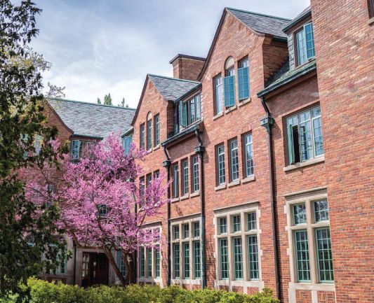 North Neighborhood — the oldest halls