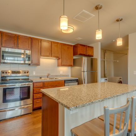 On-campus apartments — 1855 Place and University Village